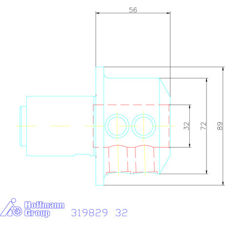 Ews Telibefúró tartó VARIA 32 mm