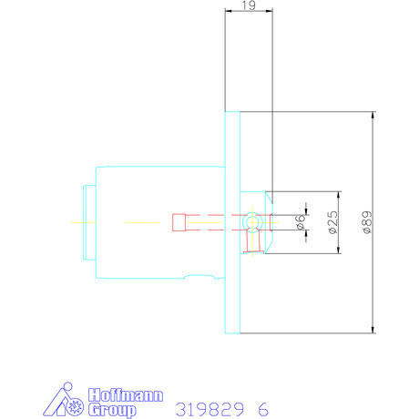 Ews Telibefúró tartó VARIA 6 mm