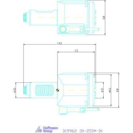 Garant Meghajtott szerszám, axiális 30-25IM-IK