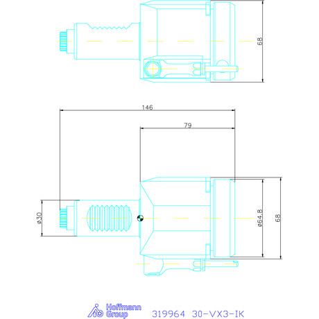 Garant Meghajtott szerszám, axiális 30-VX3-IK