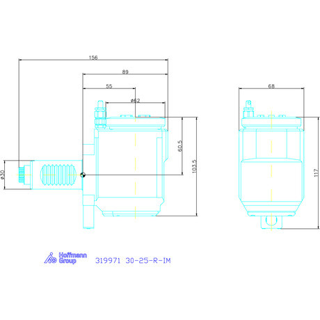 Garant Meghajtott szerszám, radiális 30-25-R-IM