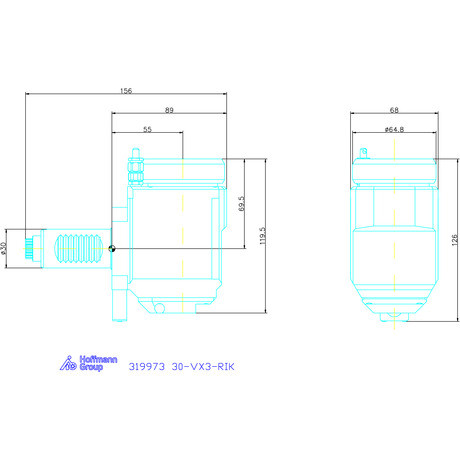 Garant Meghajtott szerszám, radiális 30-VX3-RIK