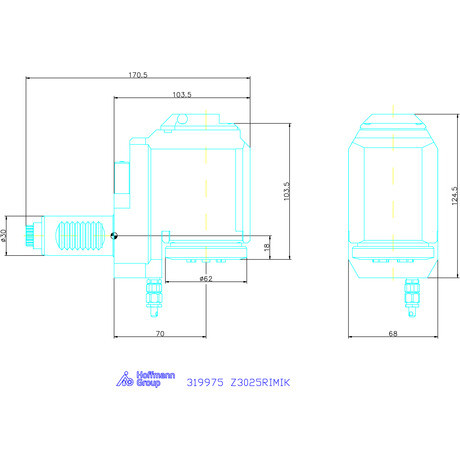 Garant Meghajtott szerszám, radiális Visszahúzott Z3025RIMIK