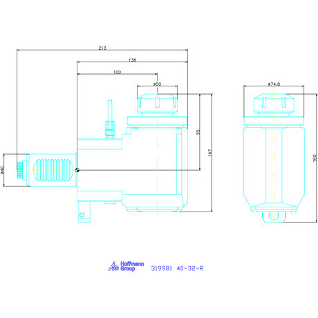 Garant Meghajtott szerszám, radiális 40-32-R