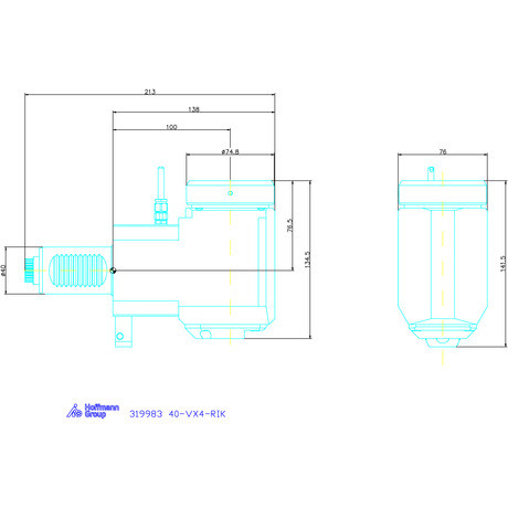 Garant Meghajtott szerszám, radiális 40-VX4-RIK