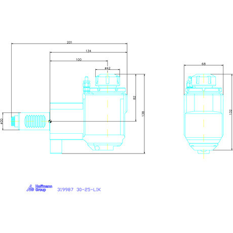 Garant Meghajtott szerszám, radiális 30-25-LIK