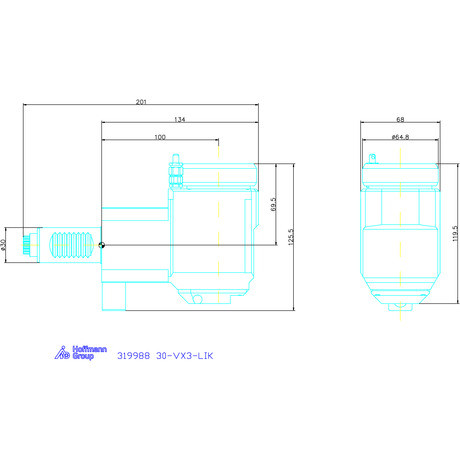 Garant Meghajtott szerszám, radiális 30-VX3-LIK