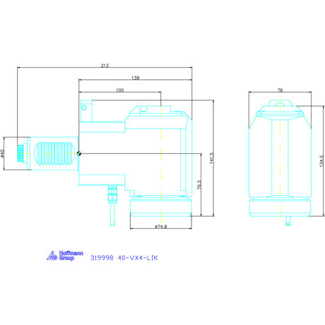 Garant Meghajtott szerszám, radiális 40-VX4-LIK