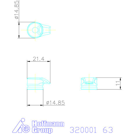 Nagy teljesítményű hűtőfúvóka (HP)  63