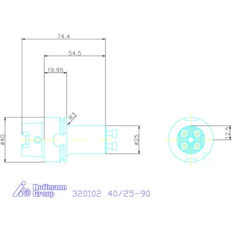 Swisstools Furatkés szár 40/25-90 mm