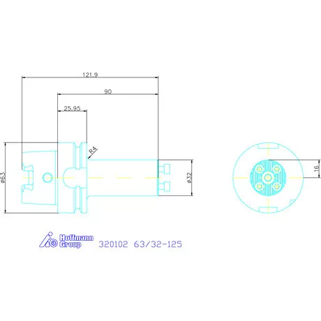 Swisstools Furatkés szár 63/32-125 mm