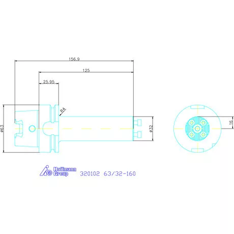 Swisstools Furatkés szár 63/32-160 mm