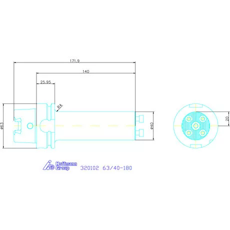 Swisstools Furatkés szár 63/40-180 mm