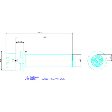 Swisstools Furatkés szár rezgéscsillapított 63/40-226 mm