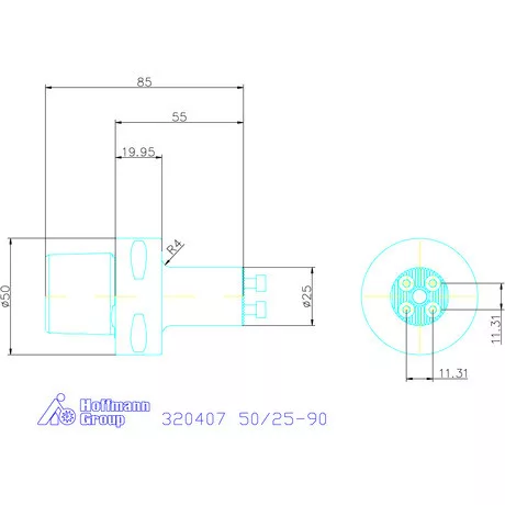 Swisstools Furatkés szár 50/25-90 mm