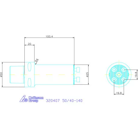 Swisstools Furatkés szár 50/40-140 mm