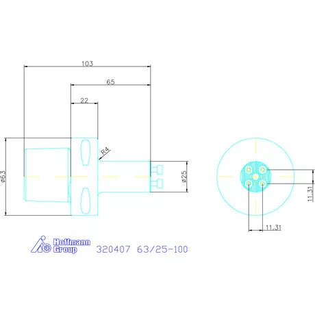 Swisstools Furatkés szár 63/25-100 mm