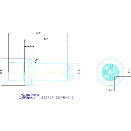 Swisstools Furatkés szár 63/40-140 mm