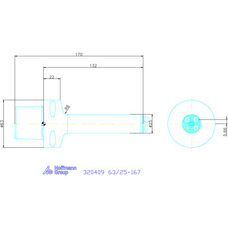 Swisstools Furatkés szár rezgéscsillapított 63/25-167 mm