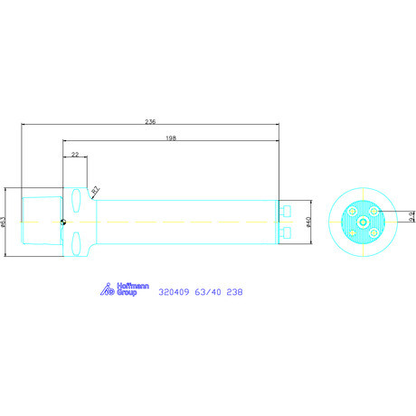 Swisstools Furatkés szár rezgéscsillapított 63/40-238 mm