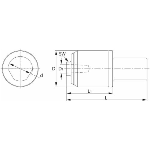 Garant Forgócsúcs cserélhető betéthez 50/3