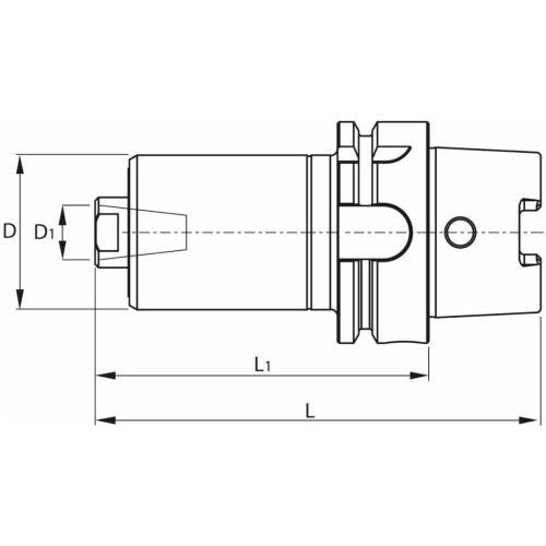 Garant Forgócsúcs cserélhető betéthez HSK63