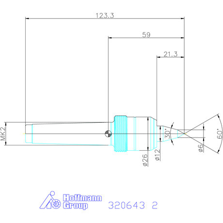 Garant SlimLine forgócsúcs 60° / 30° 2