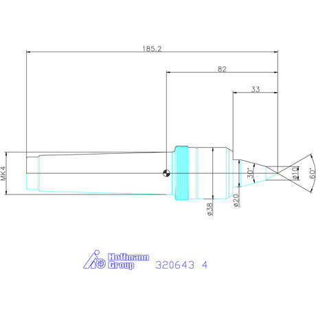 Garant SlimLine forgócsúcs 60° / 30° 4