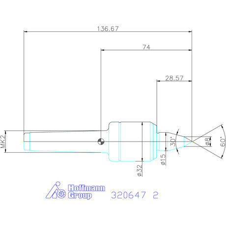Garant Forgócsúcs 60° / 30° 2