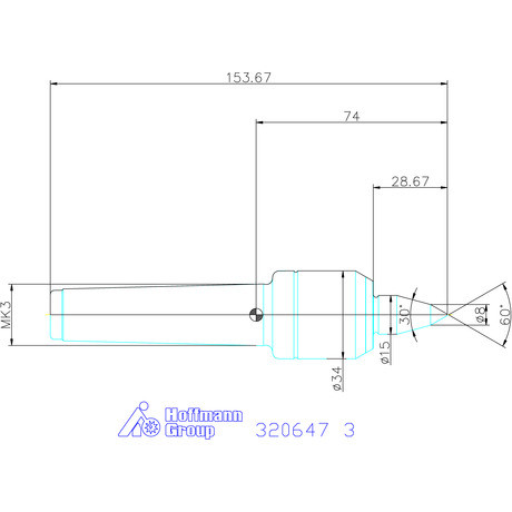 Garant Forgócsúcs 60° / 30° 3