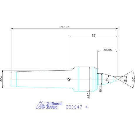 Garant Forgócsúcs 60° / 30° 4