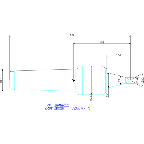 Garant Forgócsúcs 60° / 30° 5