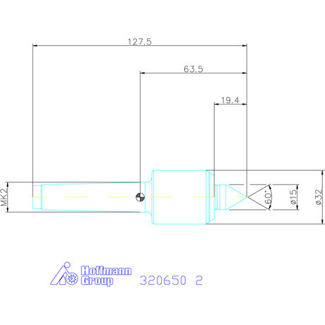 Röhm Könnyített kivitelű forgócsúcs 2