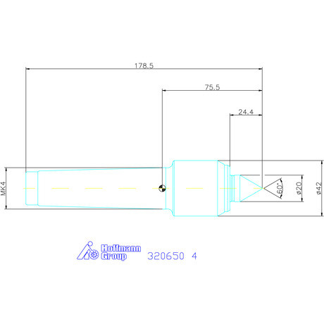 Röhm Könnyített kivitelű forgócsúcs 4