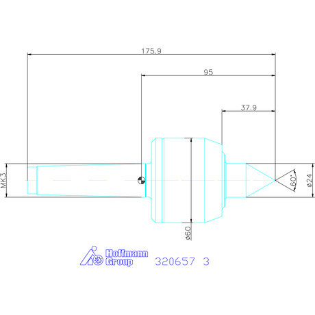 Garant Forgócsúcs 60° 3