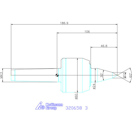 Garant Forgócsúcs 60° / 30° 3