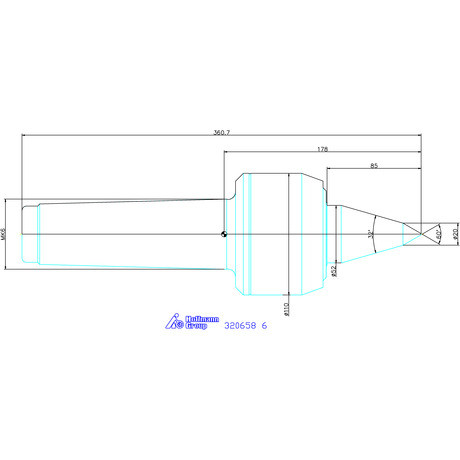 Garant Forgócsúcs 60° / 30° 6