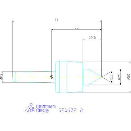 Holex Forgócsúcs 60° 2