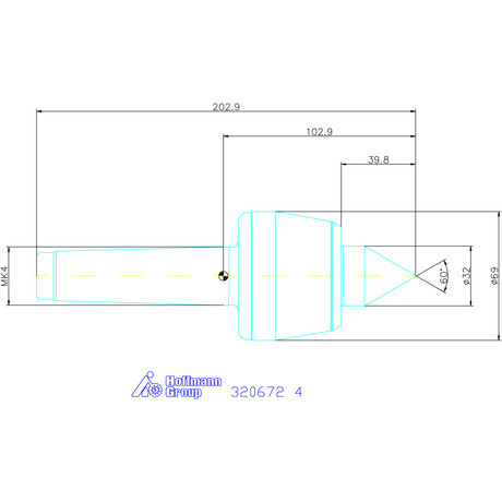 Holex Forgócsúcs 60° 4