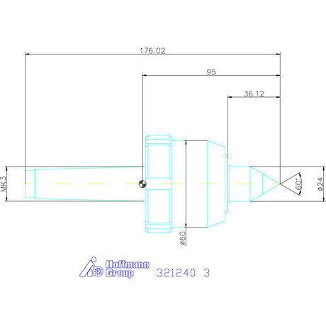 Garant Forgócsúcs keményfém betéttel és kiszerelő anyával 3