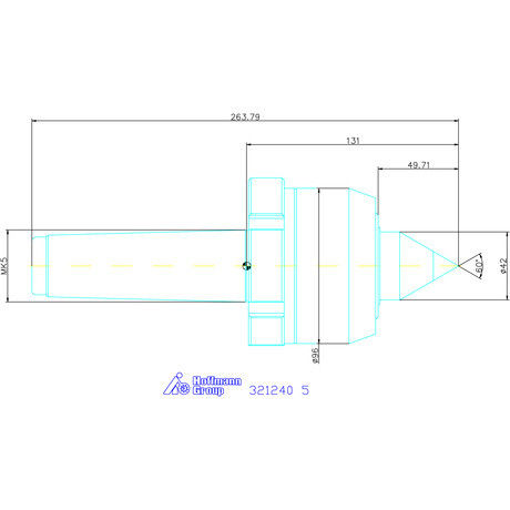 Garant Forgócsúcs keményfém betéttel és kiszerelő anyával 5