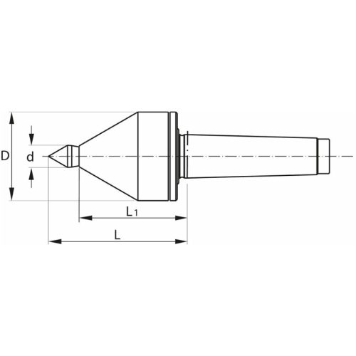 Garant Precíziós forgócsúcs meghosszabbított csúccsal 64/3