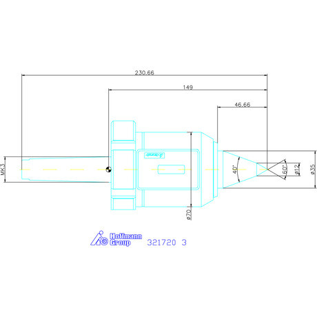 Garant Forgócsúcs digitális nyomáskijelzővel és meghosszabbított csúccsal 3