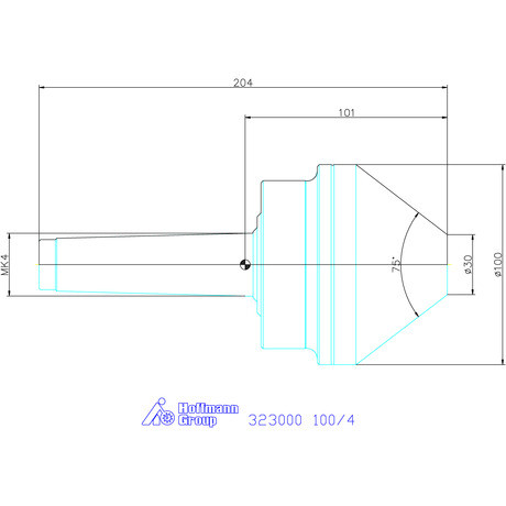 Garant Forgócsúcs csonkakúppal 100/4