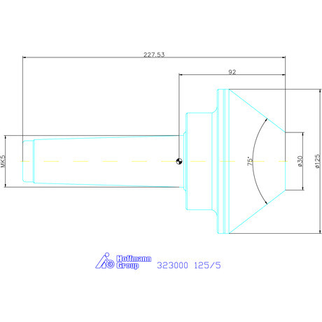 Garant Forgócsúcs csonkakúppal 125/5