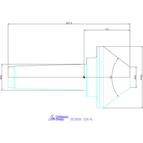 Garant Forgócsúcs csonkakúppal 150/6