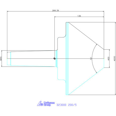 Garant Forgócsúcs csonkakúppal 200/5