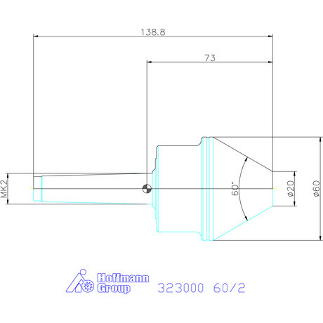 Garant Forgócsúcs csonkakúppal 60/2