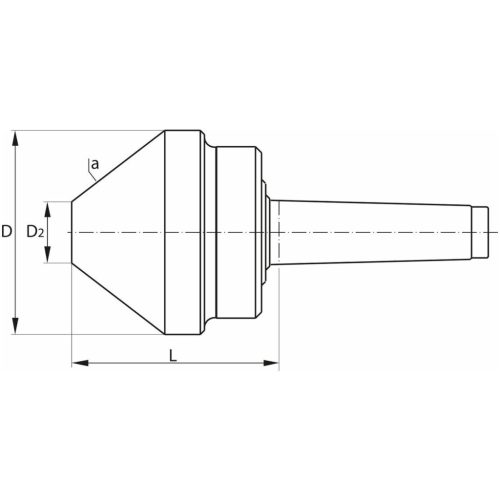 Garant Forgócsúcs csonkakúppal 80/3