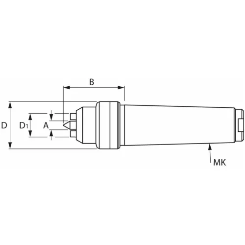 Holex Homlokmenesztő Morse-kúppal 5